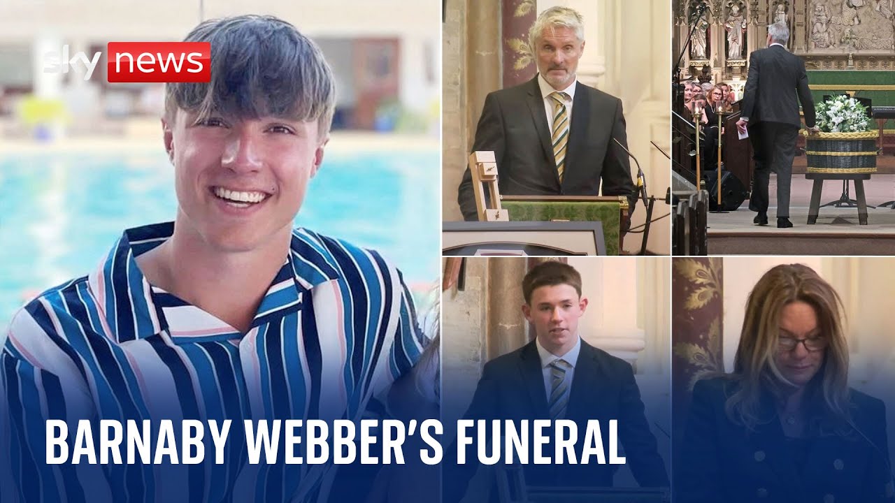 Nottingham attacks: Hundreds attend funeral of Barnaby Webber