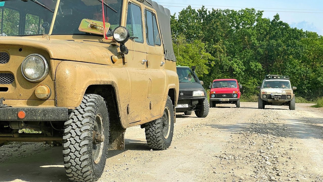 Тестируем внедорожные возможности Lada Niva, Uaz и Suzuki Vitara!