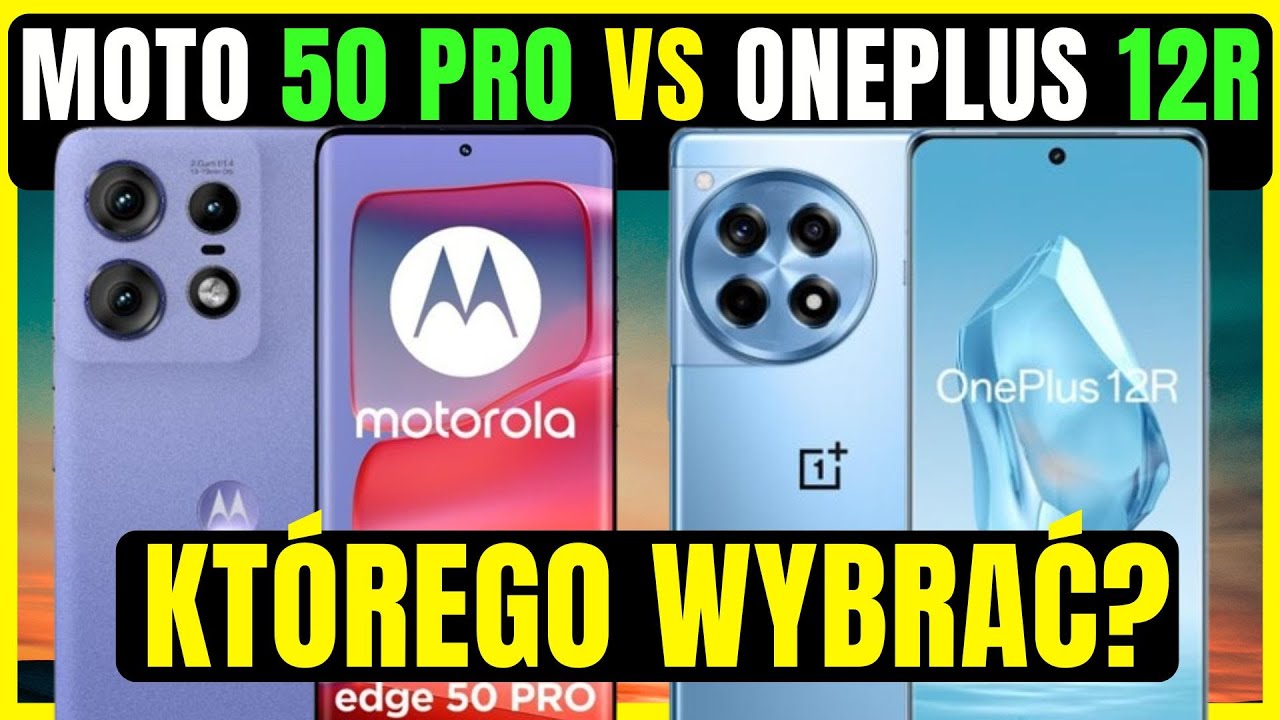 Motorola Edge 50 Pro VS ONEPLUS 12R 📱 Porównanie Smartfonów 📱Jaki smartfon w 2024?