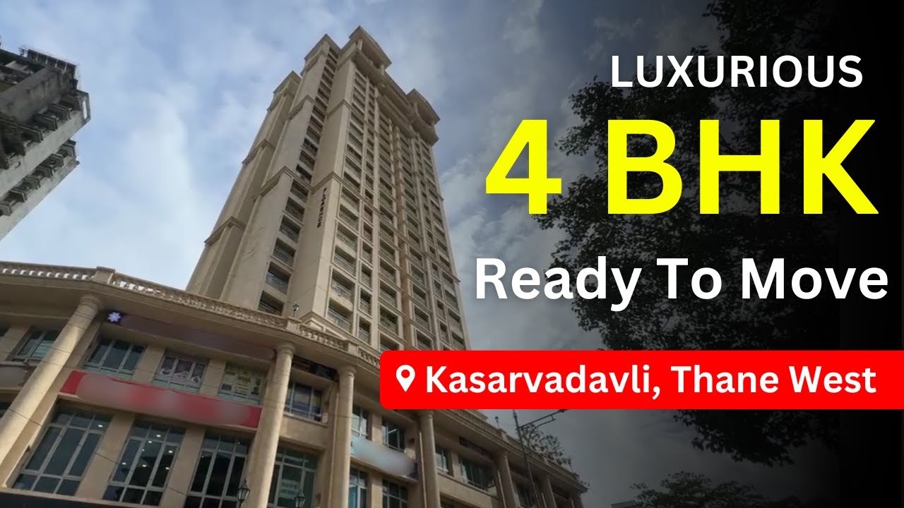 Luxurious 4 BHK with Spectacular Views | Satguru Florence, Thane West | Ready to Move In