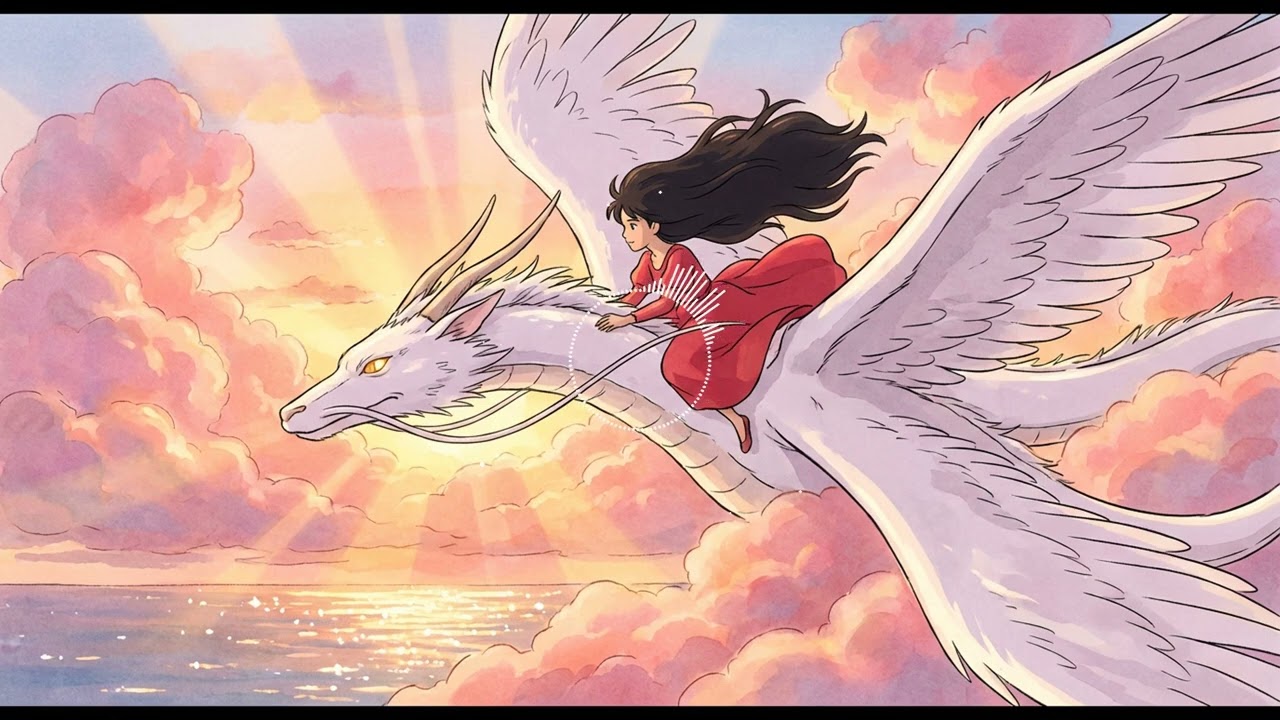 🌱 Ghibli's Peaceful Embrace | Ghibli-style healing music for relaxation & animation BGM ✨