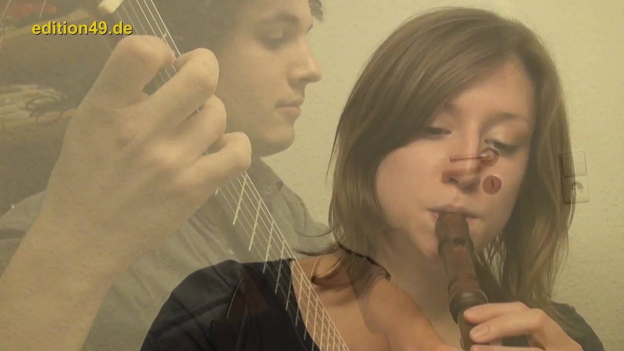 Gran Vals NOKIA TUNE guitar recorder Francisco Tarrega Isa Frischholz Roman Hernitscheck