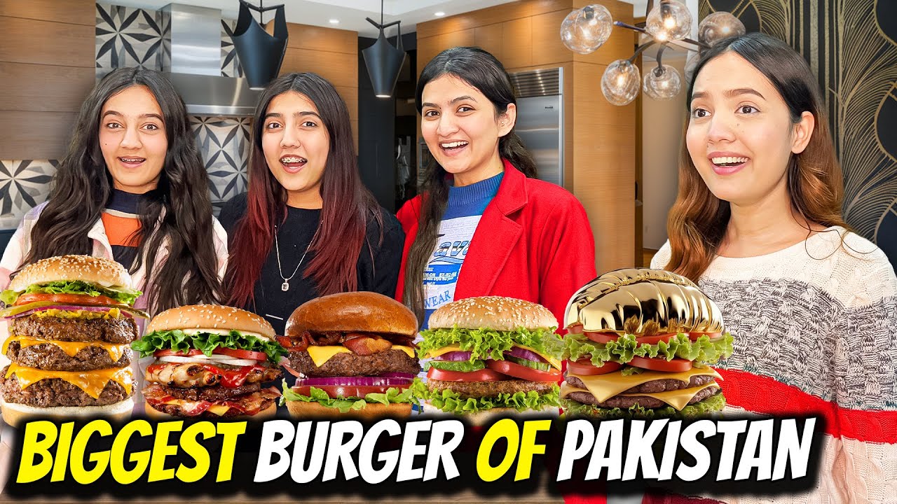 Eating The BIGGEST Burger Of Pakistan🍔♥️|Zainab Ka First Operation😱|Sistrology