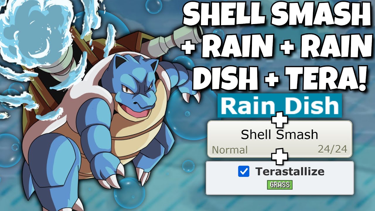 THEY MADE BLASTOISE SO POWERFUL IN RAIN TEAMS! POKEMON SCARLET AND VIOLET