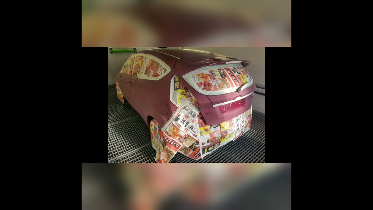 restauration carrosserie peinture Ford fiesta