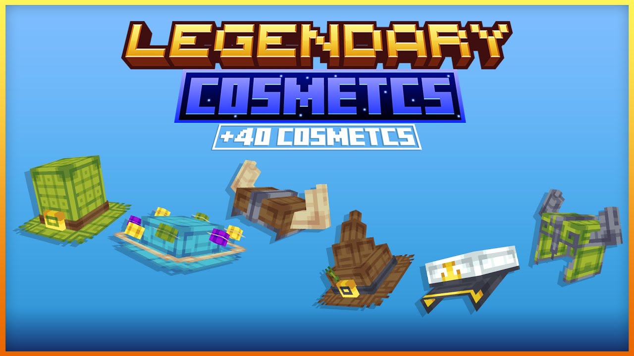 Легендарная косметика Minecraft! [Blockbench, Itemsadder, Oraxen]