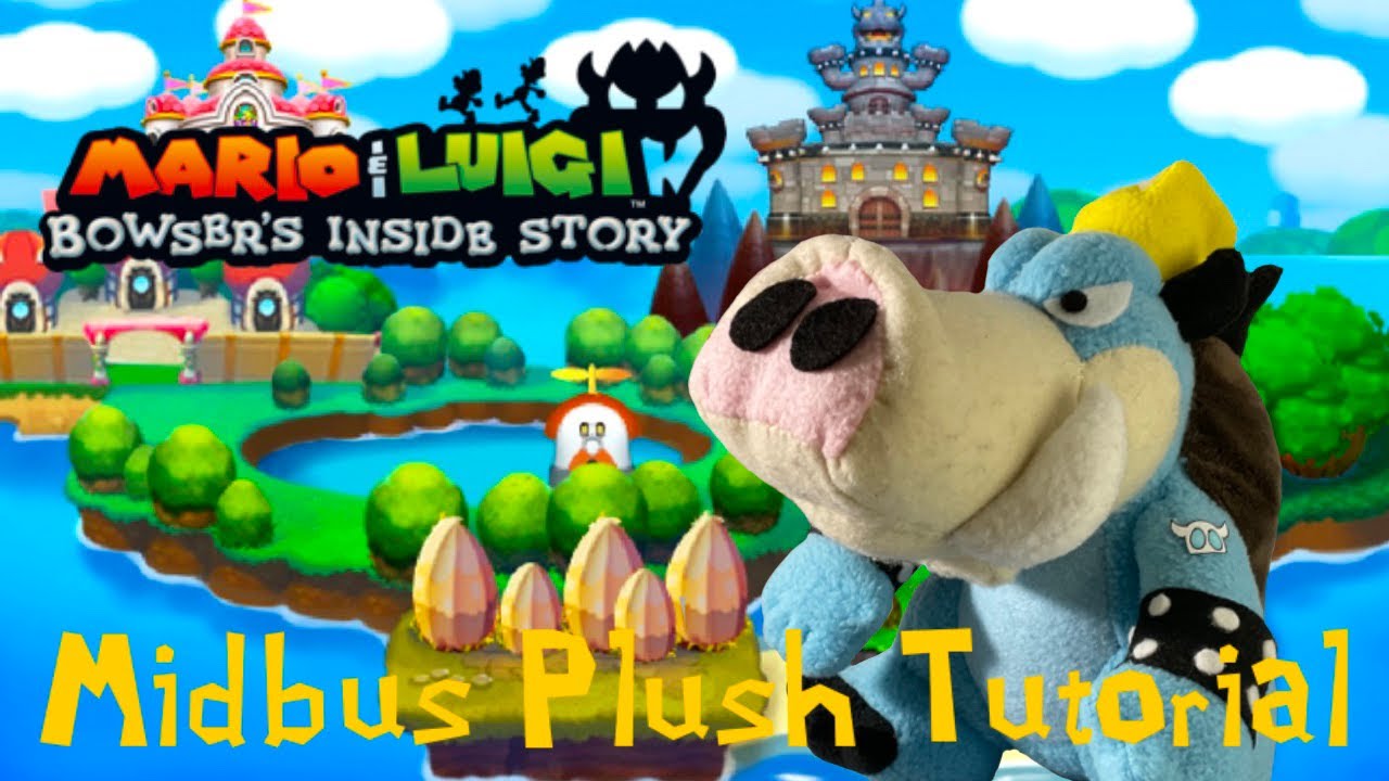 How to make your own Midbus Plush From Mario & Luigi: Bowser’s Inside Story!