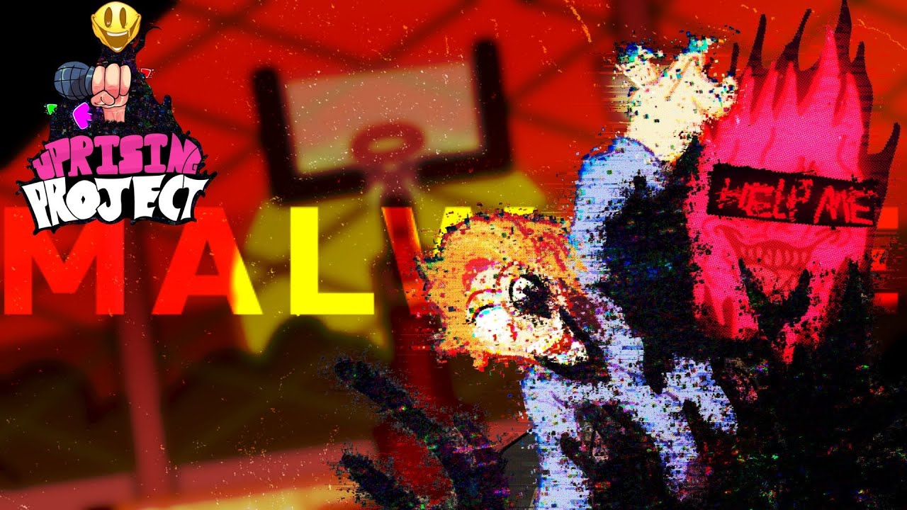 FNF Uprising Project - Malware V2 (Senpai Vs Hex)