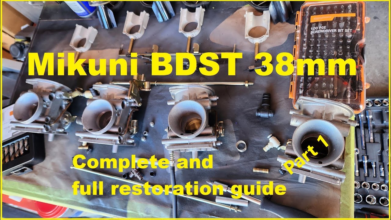 Mikuni BDST 38 Полная реставрация - Часть 1