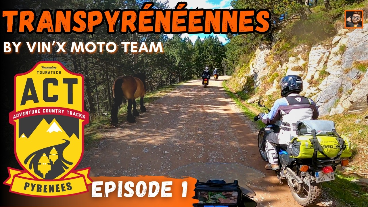 #Transpyrénéenne : Viens Respirer le Grand Air ! EP.1  Road Trip/Off Road/Voyage/Moto/Pyrénées