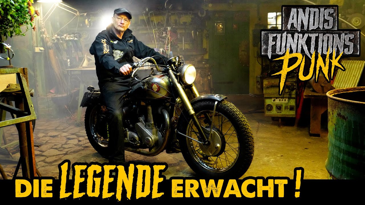 BSA Glotter von 1948 - Pleuel abgerissen bei 145km/h | Andi Feldmann