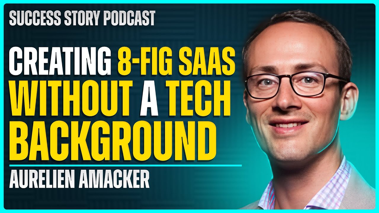 Aurelien Amacker, CEO of Systeme.io | How to Create An 8 Figure SaaS With No Technical Background