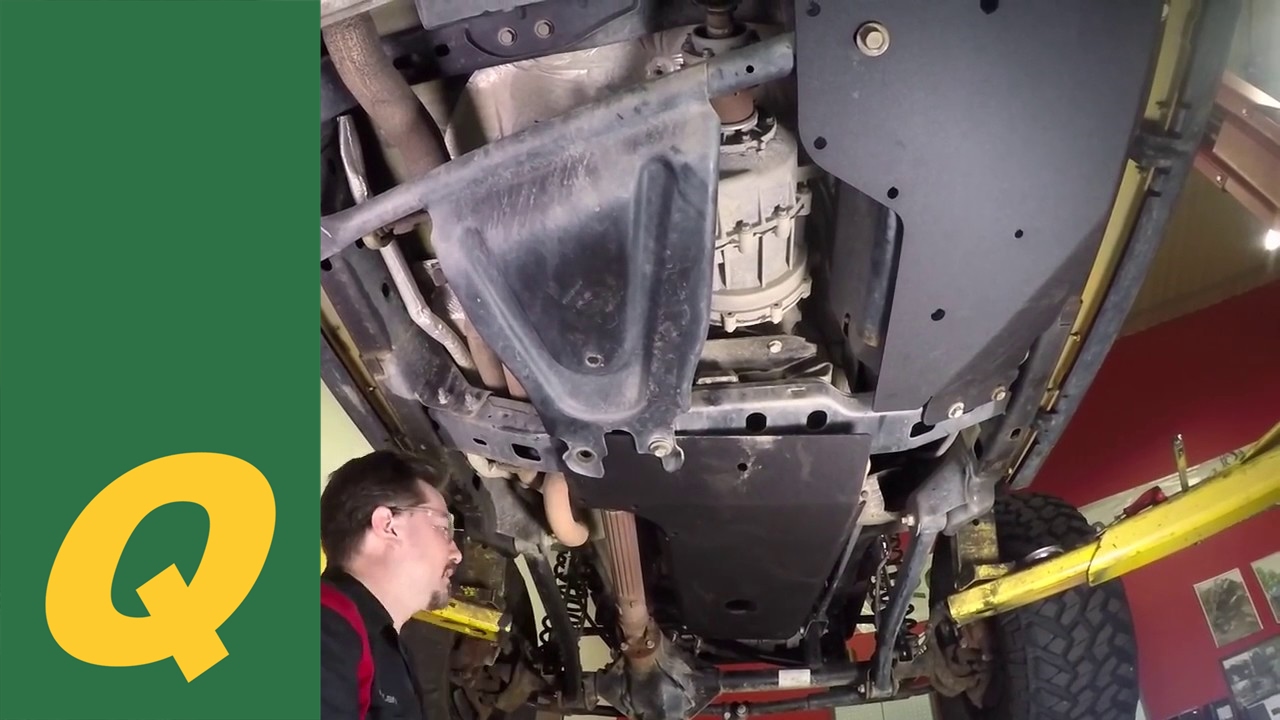 JCR Offroad Jeep Wrangler JK and JKU Engine Skid Installation