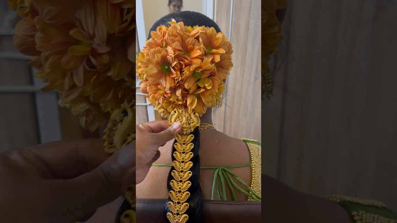 #induarts #traditional #jadai #flower #jawan #hayyoda #youtubeshorts #shorts #wedding #makeup #mua