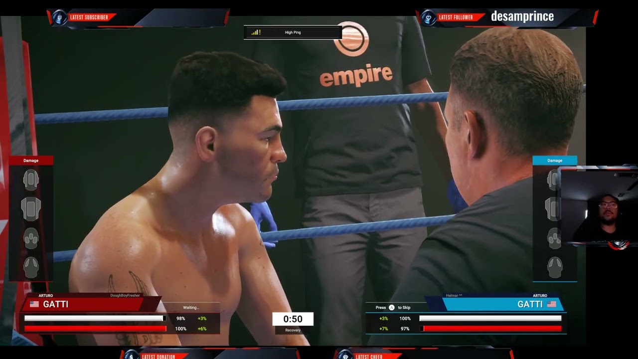 Undisputed Day One Online Beta 4 Rounds Gatti vs. Helmar ^^