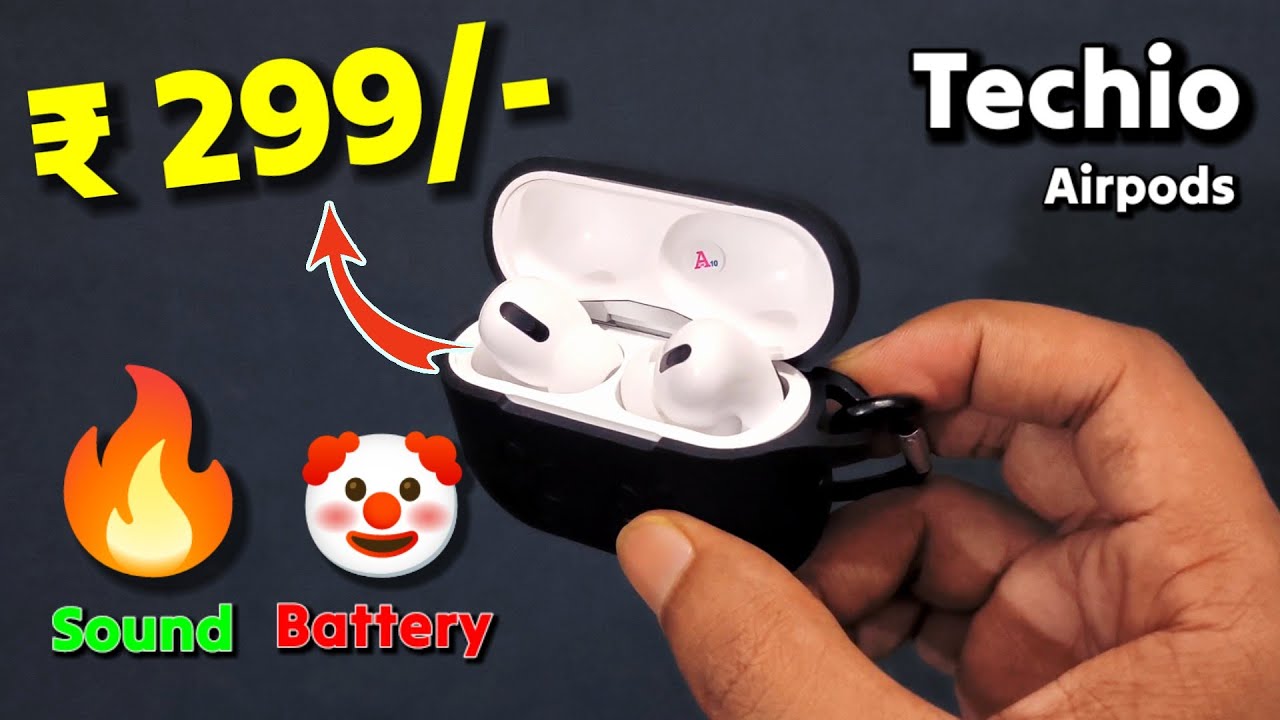 Techio Earbuds Review || Techio Earbuds Bluetooth Headset (white true wireless) || Techio Airpods