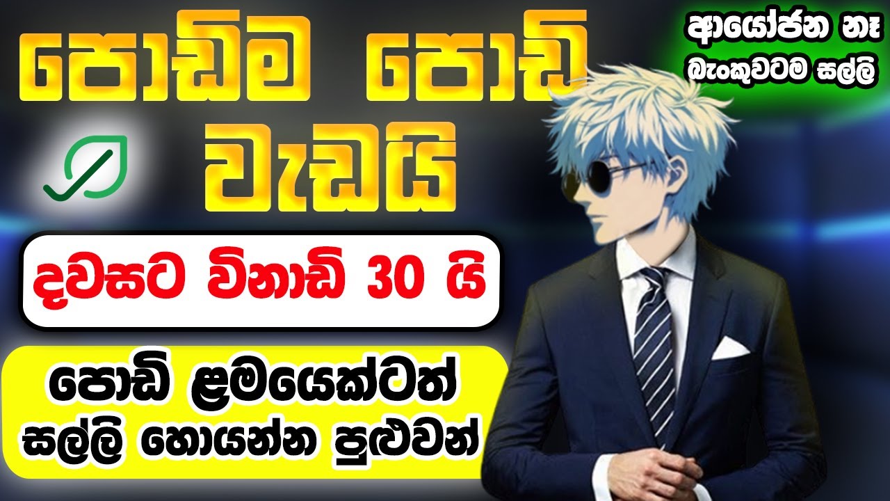 How to Earn E-Money in Sinhala 2025 | Best Part-Time Online Jobs