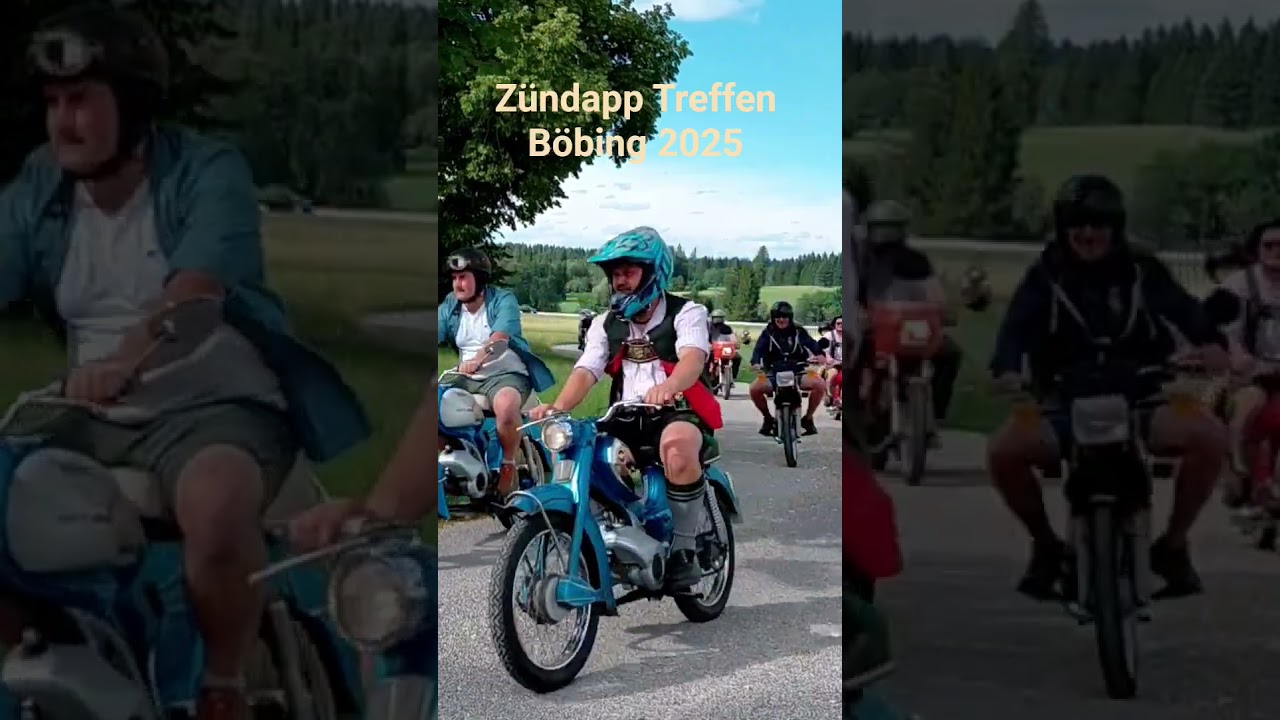 Ausfahrt Z&uuml;ndapp Treffen B&ouml;bing #z&uuml;ndapp #moped