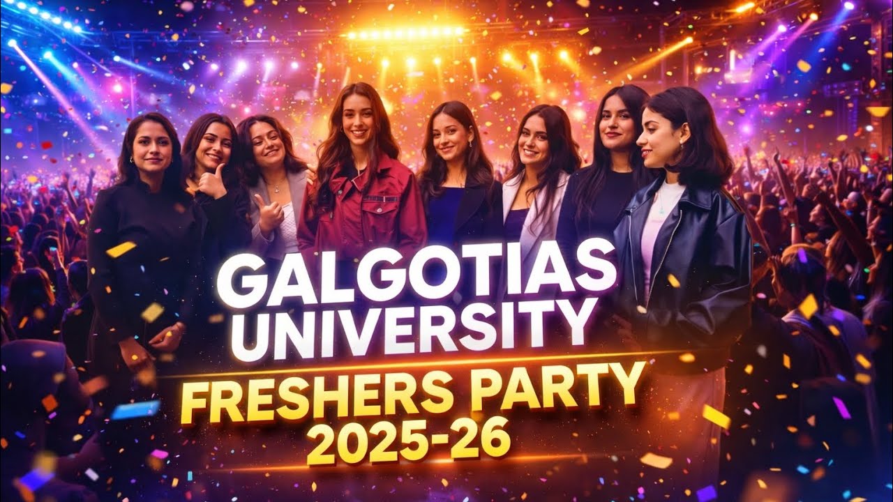 Bollywood Entry at Galgotias 😍 | Freshers Party 2025–26 @GalgotiasUniversity_1 @ApnaCollegeOfficial 