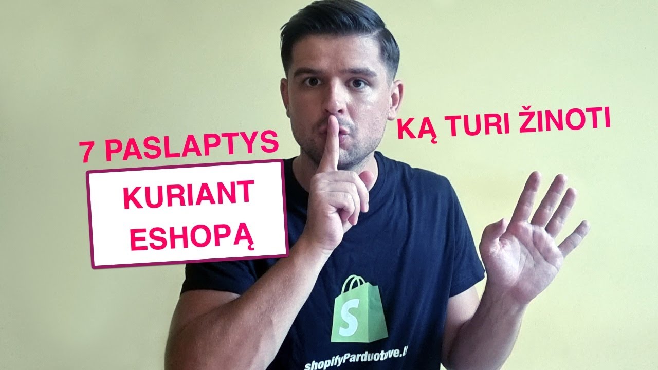 KĄ AŠ IŠMOKAU PER 15 METŲ KURIANT EL. PARDUOTUVES (7 PASLAPTYS)