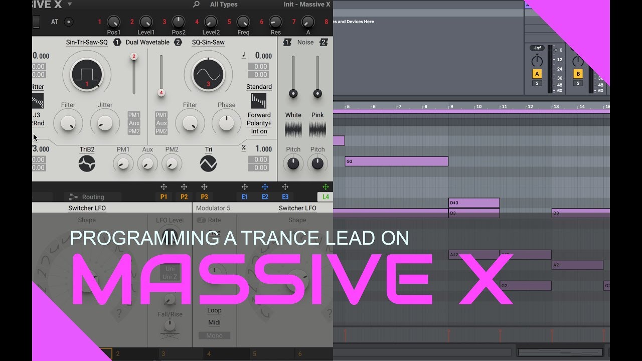 Massive X - Programming A Trance Lead
