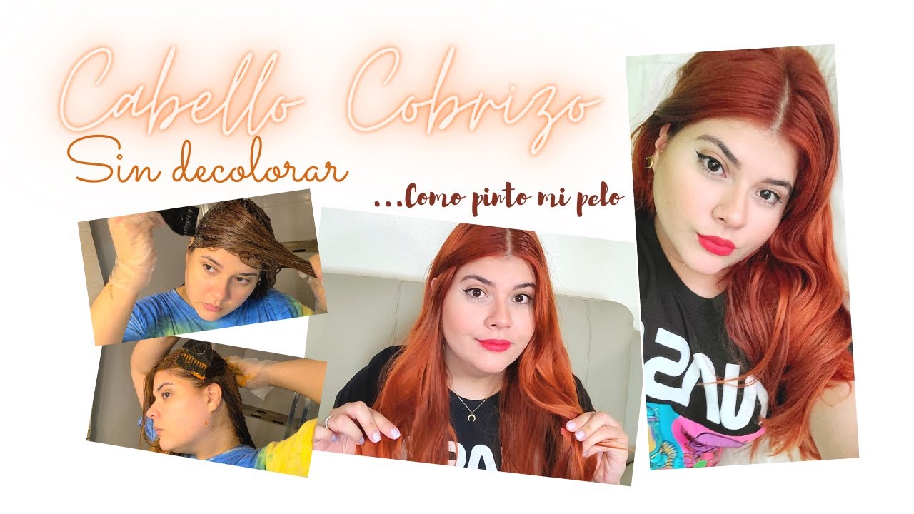 Cabello Cobrizo Sin Decolorar | Como pinto mi cabello | Xiom Carrasco