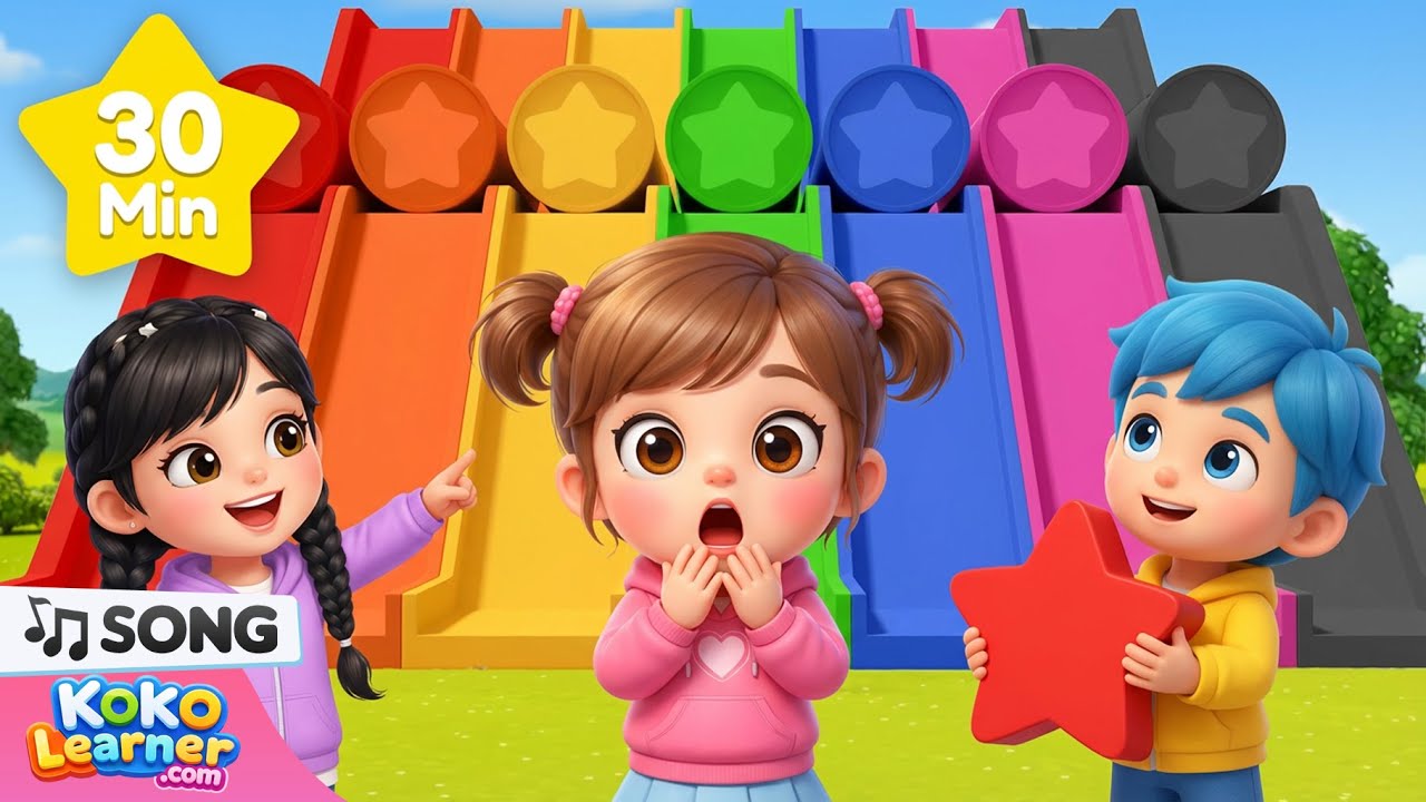 Colors Song for Kids 🎨 Learn Colors with Fun Music | 30 Minutes | Koko Learner