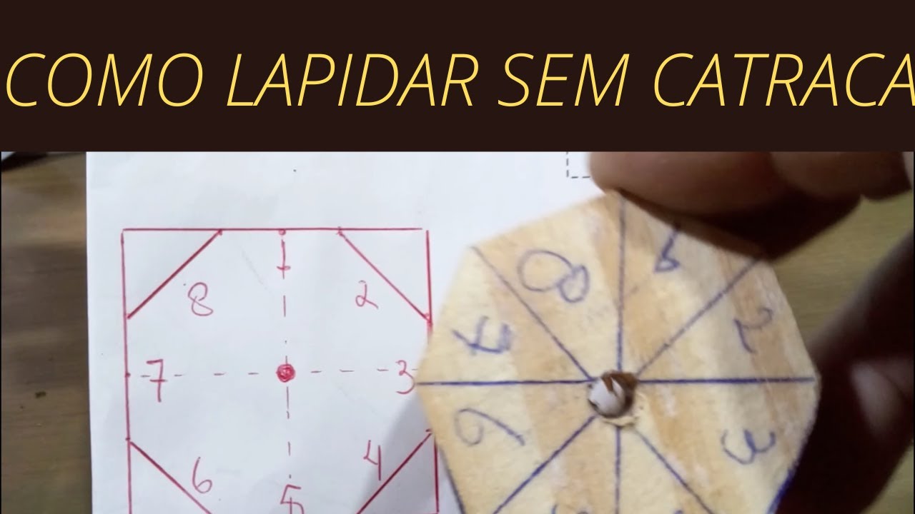 COMO LAPIDAR SEM CATRACA!
