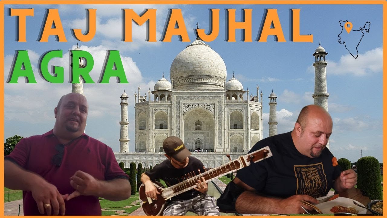 El MEJOR RESTAURANTE cerca del Taj Mahal 🇮🇳 - Comida en Agra India