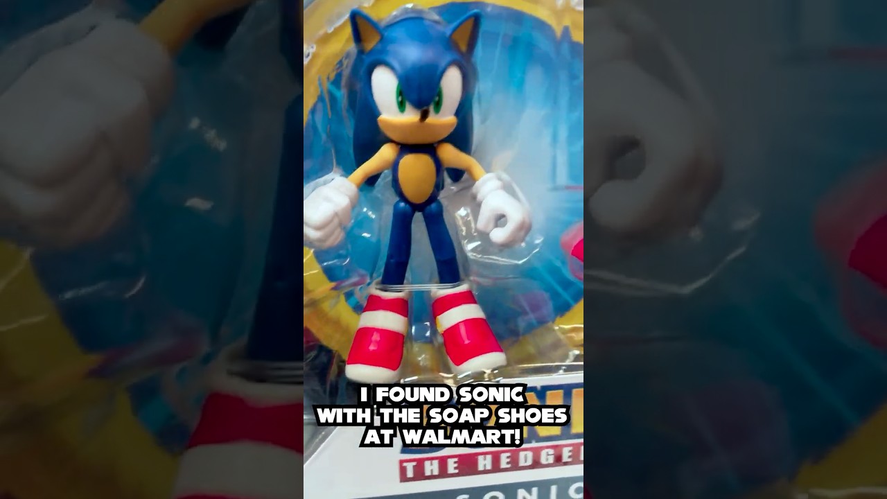I Got The Sonic With Soap Shoes Figure At Walmart! Sonic Toy Hunting #sonic #toys #shorts