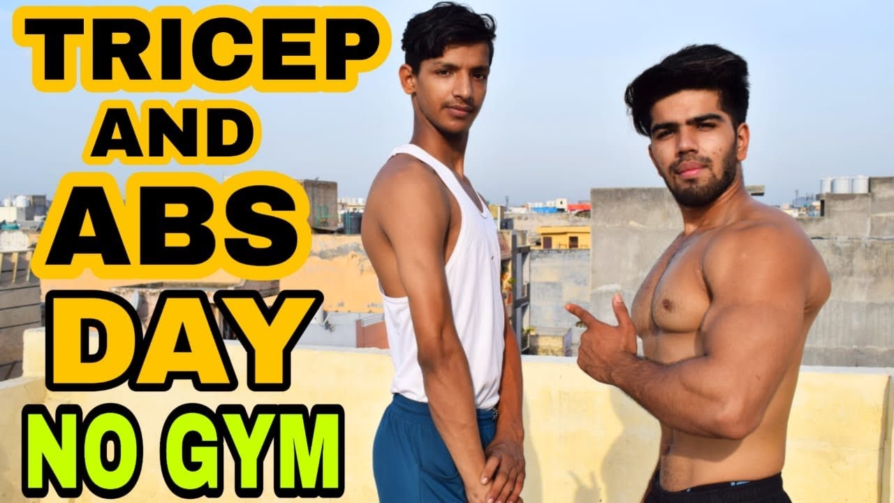 BEGINNERS TRICEP AND ABS DAY AT HOME | NO GYM LIVE STREAM BY BADRI FITNESS