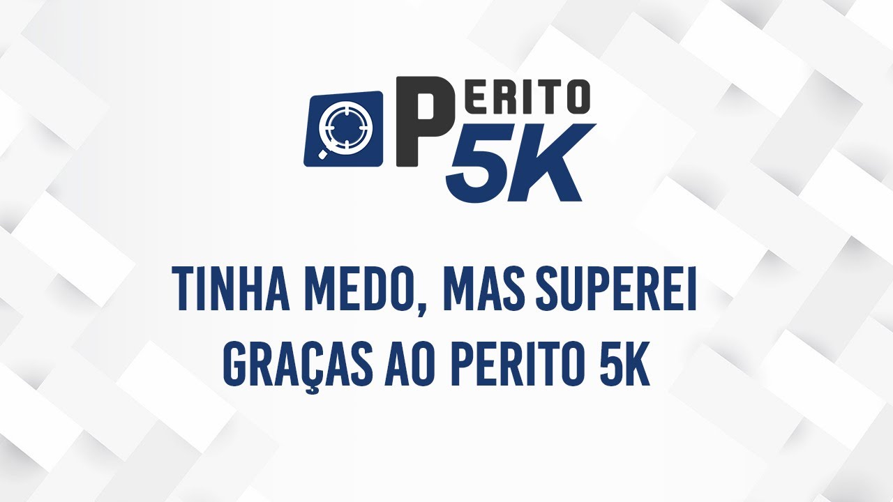 Tinha medo, mas superei gra&ccedil;as ao Perito 5K | Alberto