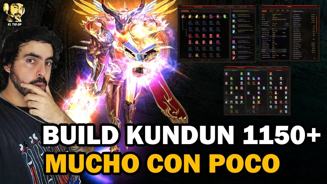 BUILD KUNDUN lvl1150+ HACE MUCHO CON POCO!😱🔥l  Mu online S19.1.3