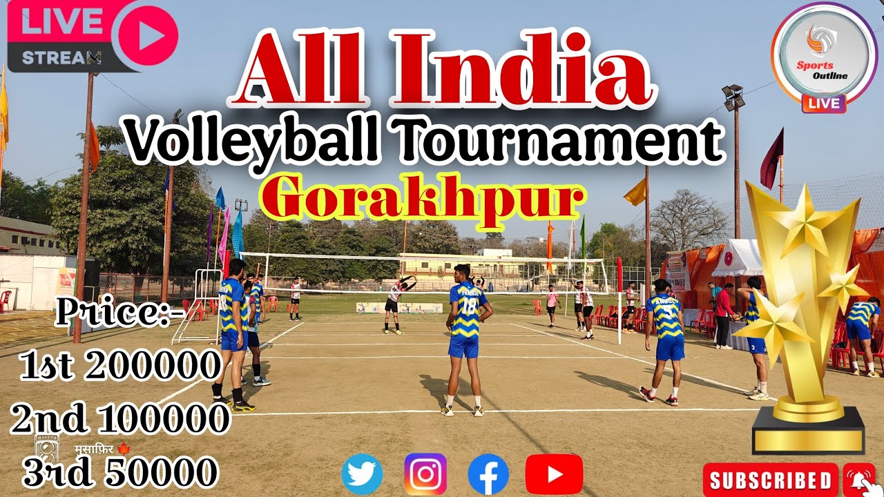 All India Volleyball Tournament || Gorakhpur || Day 02 | @sportsoutline #live #volleyball