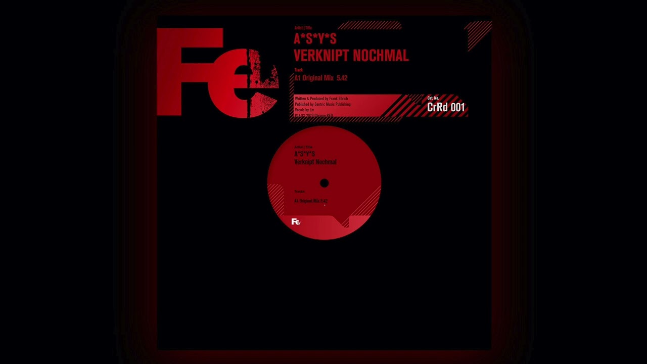 A*S*Y*S - Verknipt Nochmal (Original Mix)