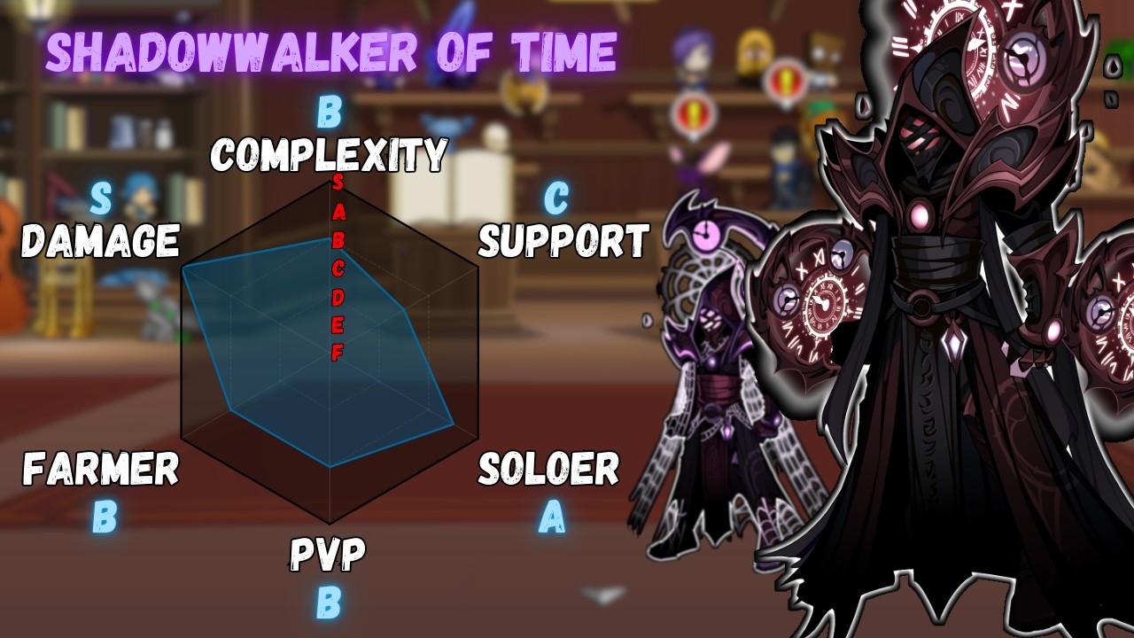 Обзор класса ShadowWalker of Time в AQW #28 (ShadowStalker of Time и ShadowWeaver of Time)