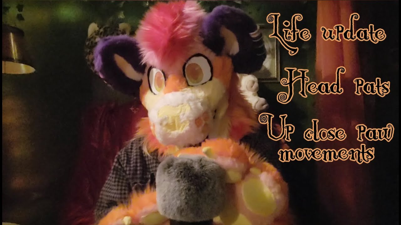Furry Asmr - Life Update with Mic Brushing and Paw Movements