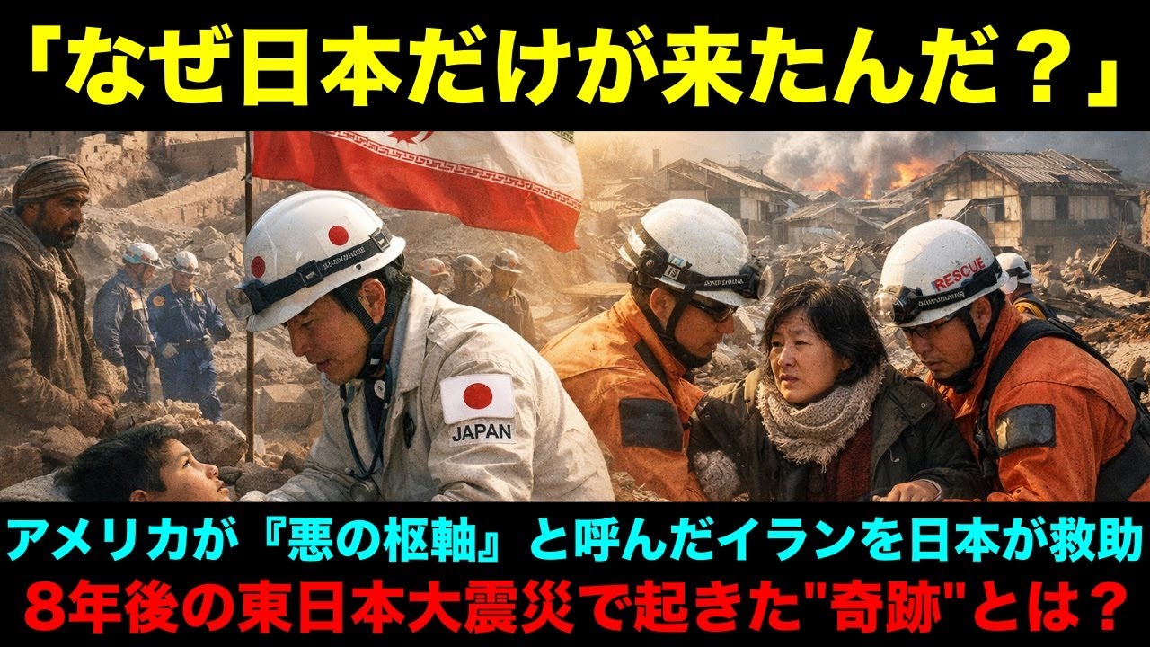 【海外感動秘話】「なぜ日本だけが？」アメリカが『悪の枢軸』と呼んだイランを救った日本…8年後に起きた