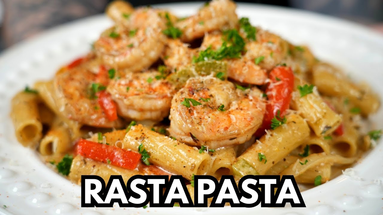 How To Make The Most Flavorful Pasta Ever - (Shrimp Rasta Pasta Recipe)