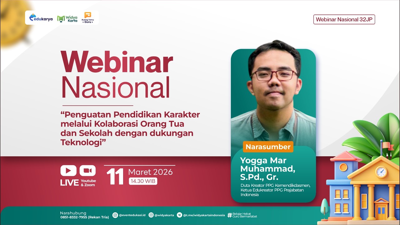 H2: Webinar Penguatan Pendidikan Karakter Kolaborasi Orang Tua dan Sekolah dengan dukungan Teknologi