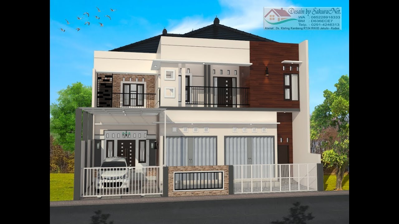 Rumah Minimalis Lantai 2_12.7x20_Modern House