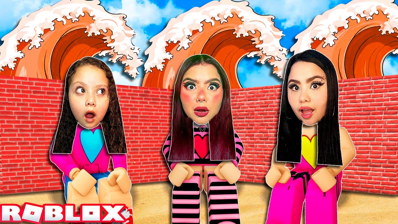 CONSTRUA RÁPIDO PARA SOBREVIVER AO TSUNAMI de LAVA no ROBLOX!