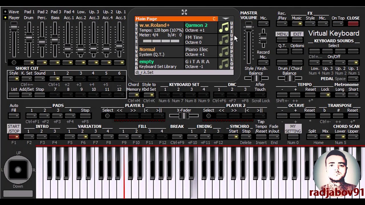 Sevgilimə könül açdım (Qarmon) - KORG PA4X Azəri - PC