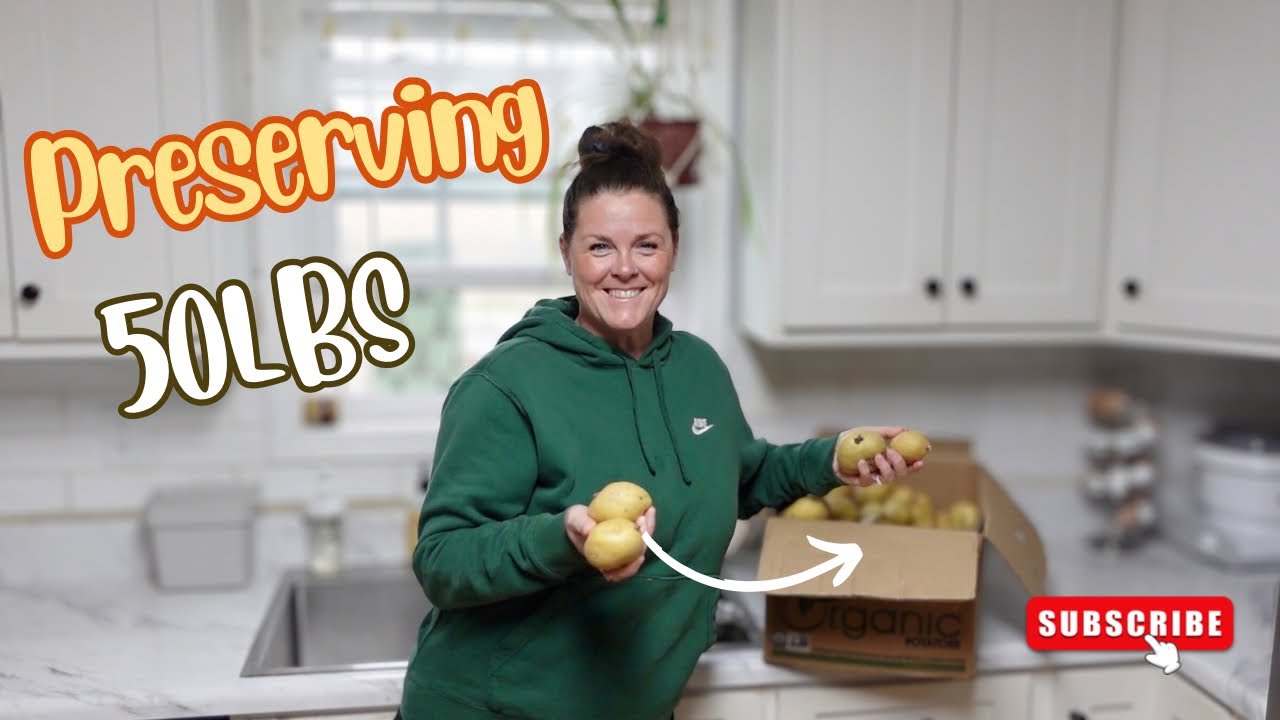 How I Preserved 50 lbs of Potatoes During a Pantry Challenge