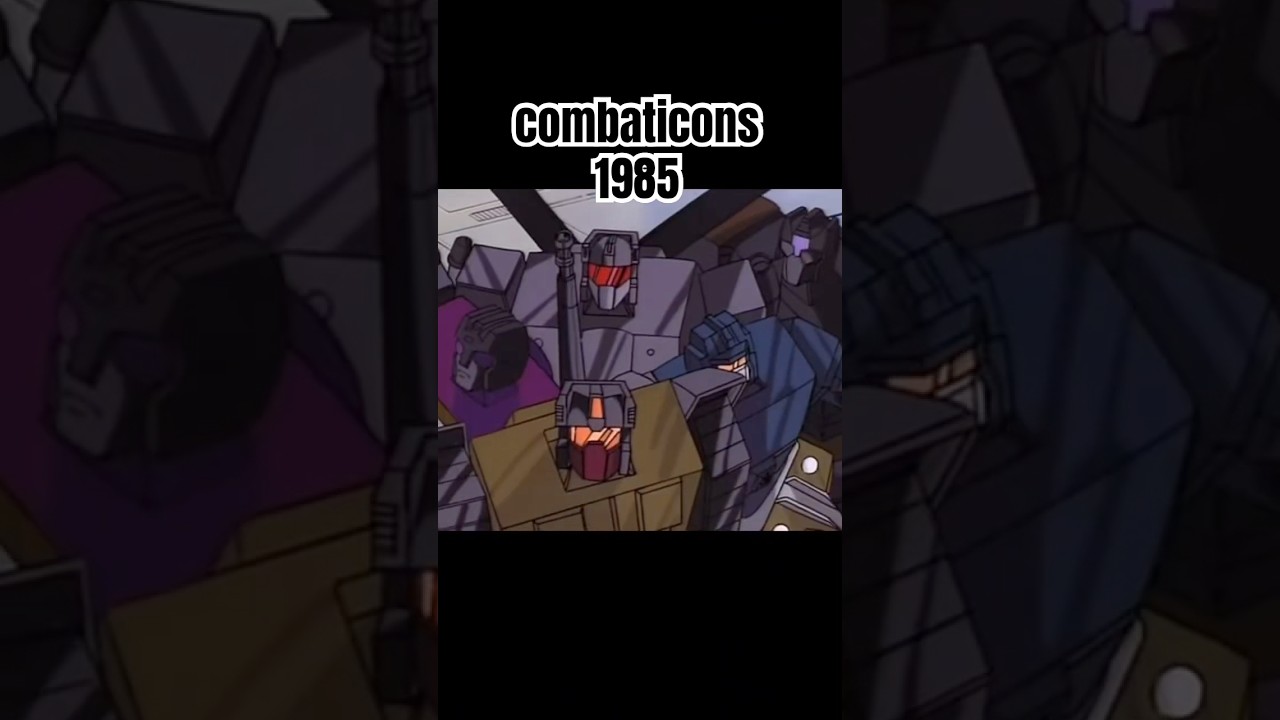 #combaticons evolution (1985-2024)