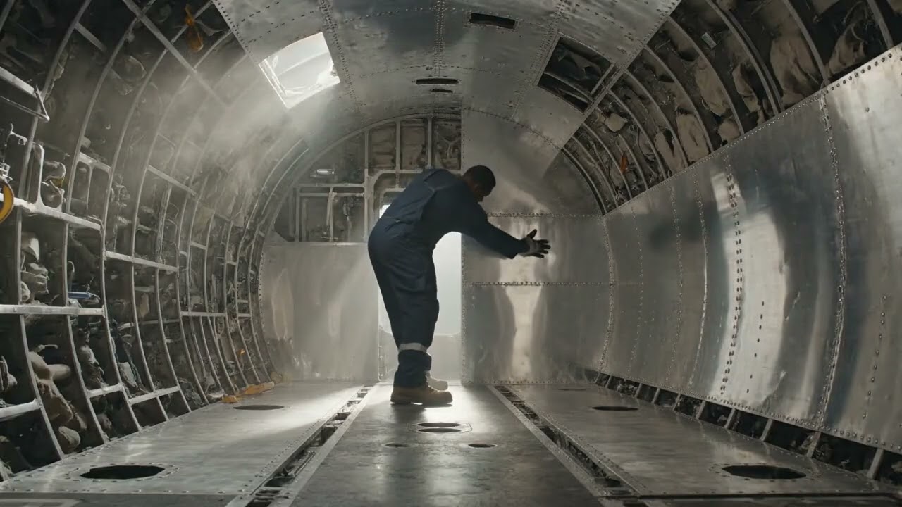 I Built a Secret House Inside the World&rsquo;s Largest Plane | Hidden Survival ASMR