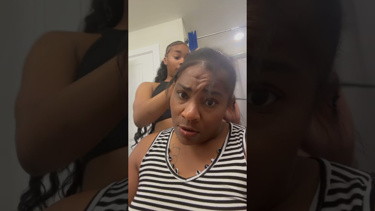 DAUGHTER DO MOM HAIR AND SHE SAYS THIS 🙄 WATCH TIL END 