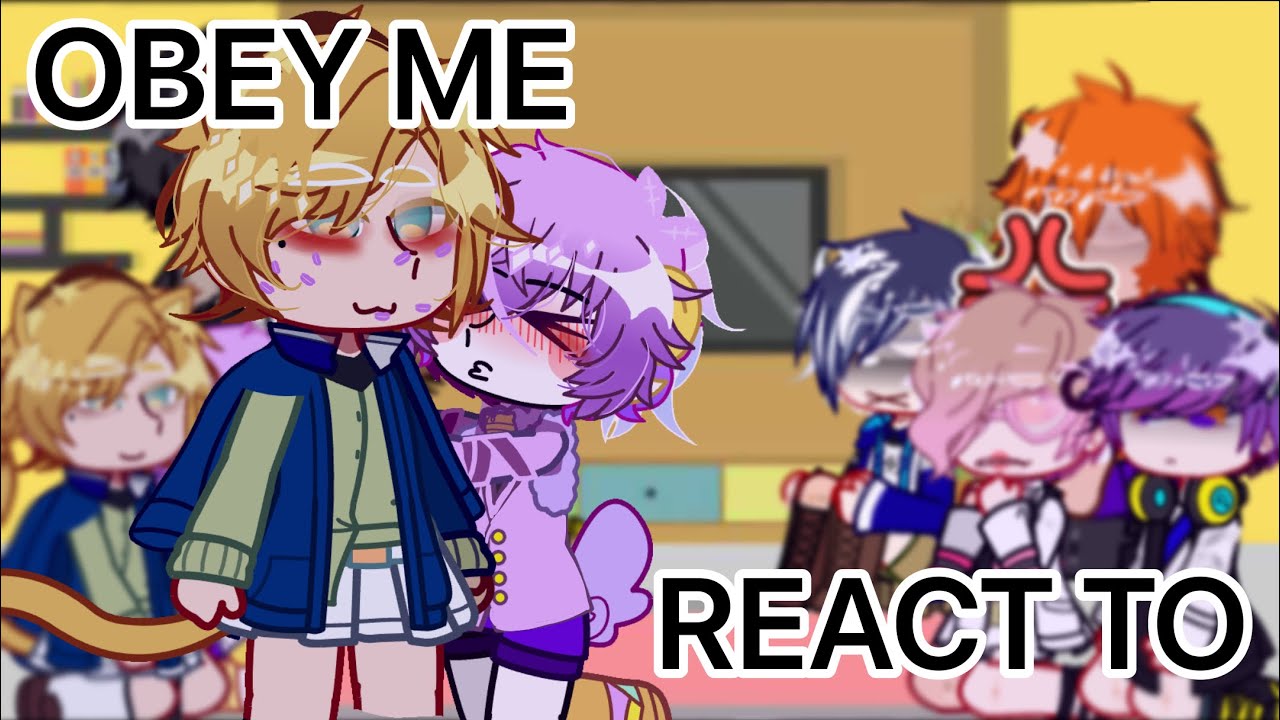 Obey me bros (+Mc) React to Satan PUT THIS ON 2X SPEED💪