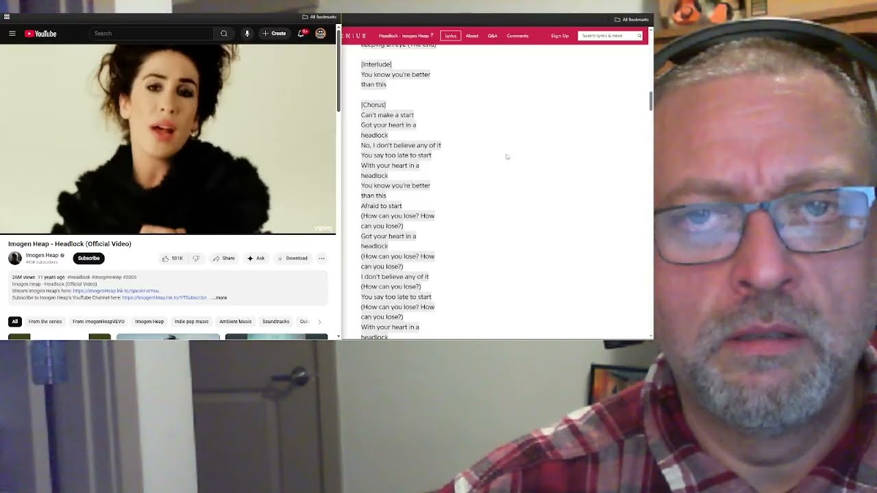 «Headlock» Имоджен Хип #реакция #первоеслушение