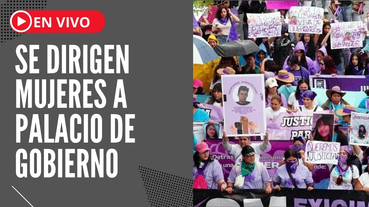 Exigen mujeres justicia durante Marcha 8M en Monterrey
